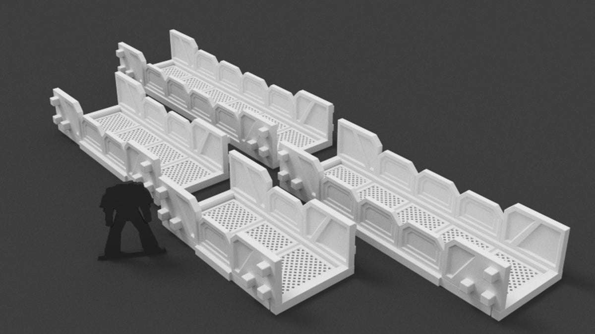 Spaceport Landing Zone — Sci-Fi Command &amp; Logistics Bundle - Northern Foundry