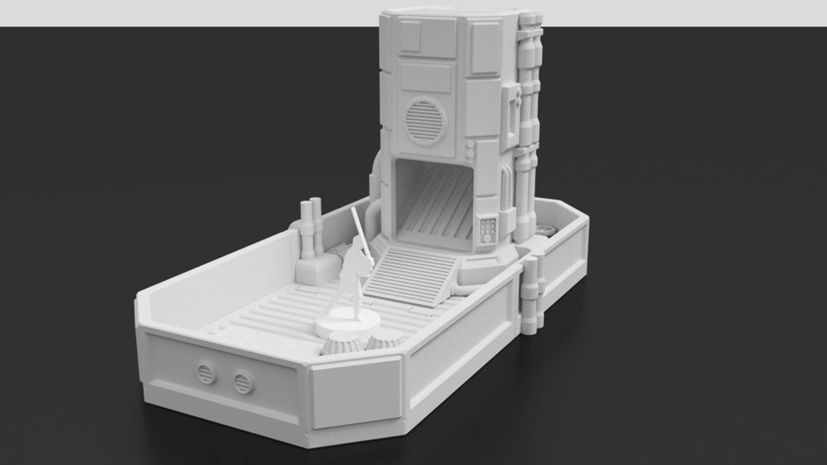 Spaceport Landing Zone — Sci-Fi Command &amp; Logistics Bundle - Northern Foundry