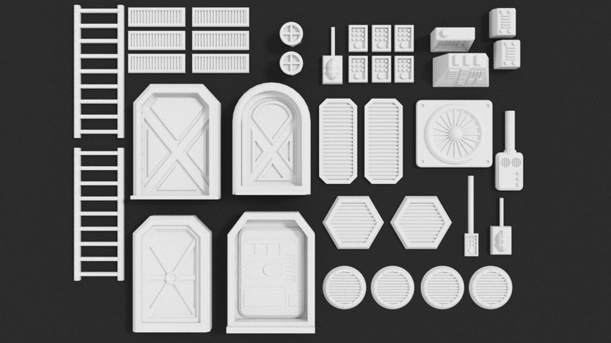 Splinter's Terminal — Sci-Fi Industrial Outpost Bundle - Northern Foundry