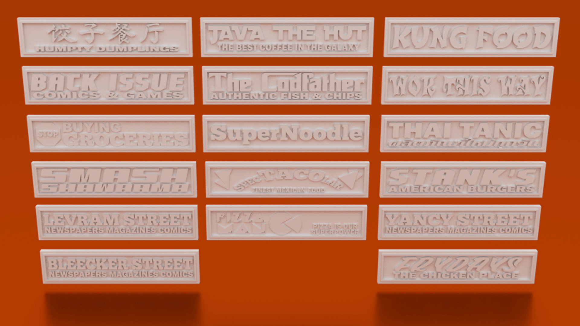 Street Vendors Bundle – 6 Modular Market Stalls (28mm) - Northern Foundry