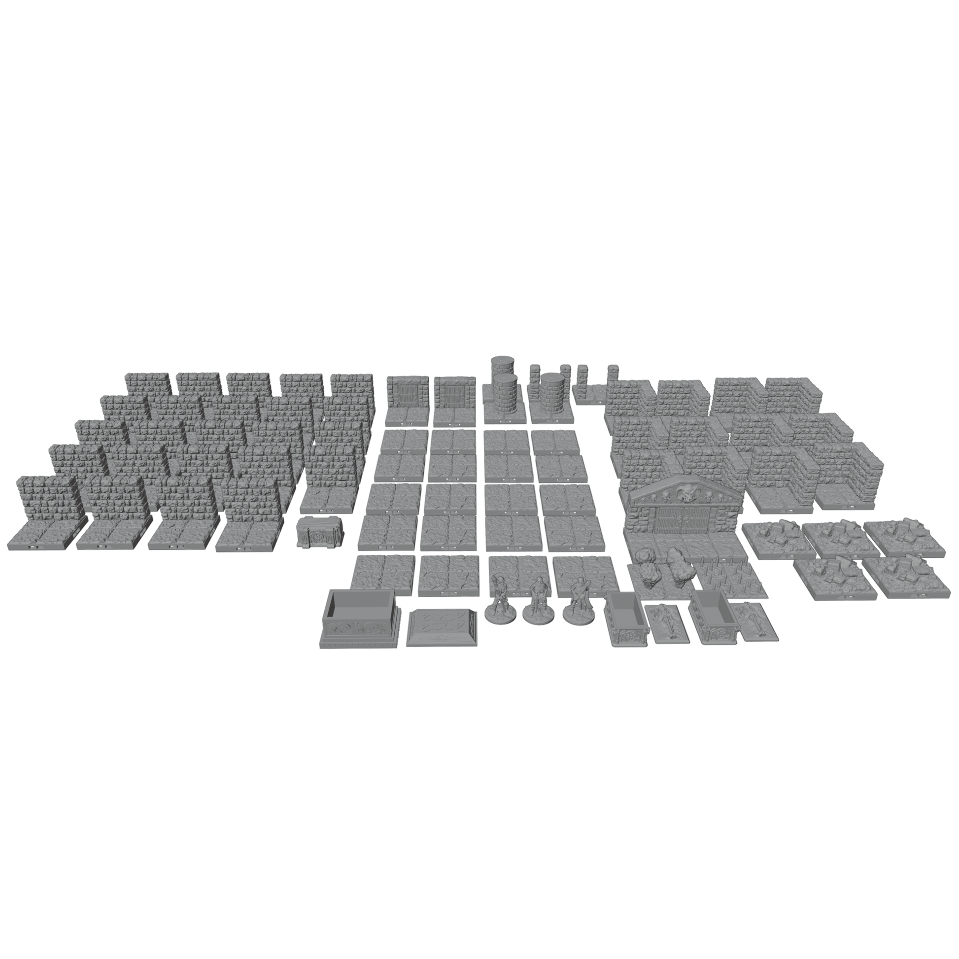 The Catacombs Mega Set — Interior Tabletop Terrain — Dragonlock Dungeons Fat Dragon Games
