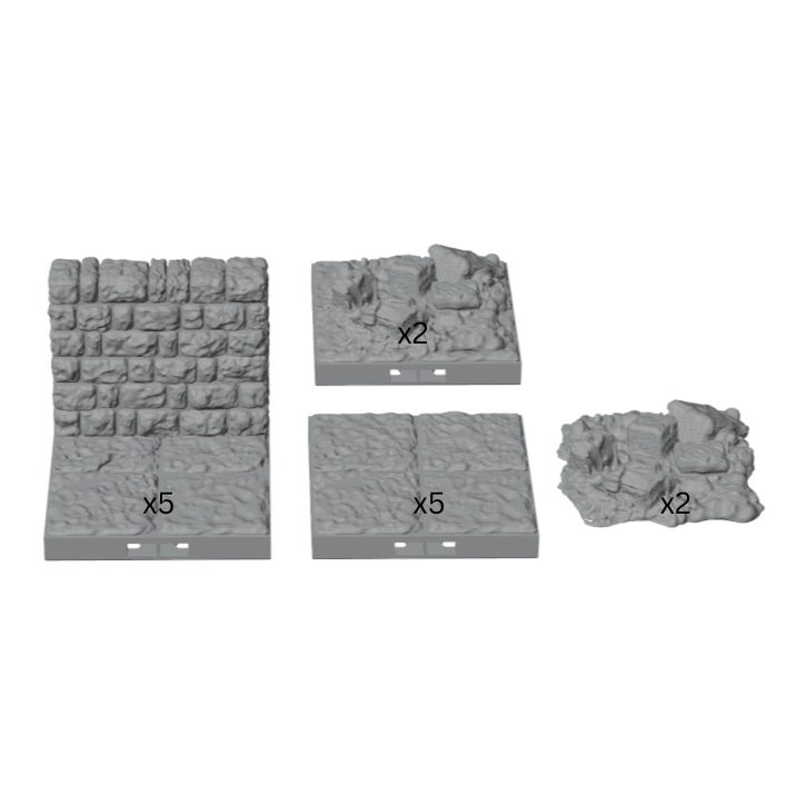 The Caved-In Hall — Ruined Corridor — Dragonlock Dungeons — Fat Dragon Games