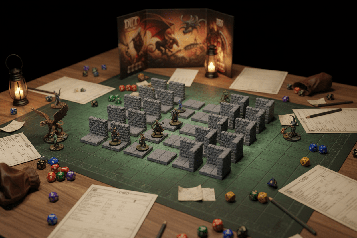 The Corridor Maze Complex — Dungeon Winding Halls — Dragonlock Dungeon — Fat Dragon Games