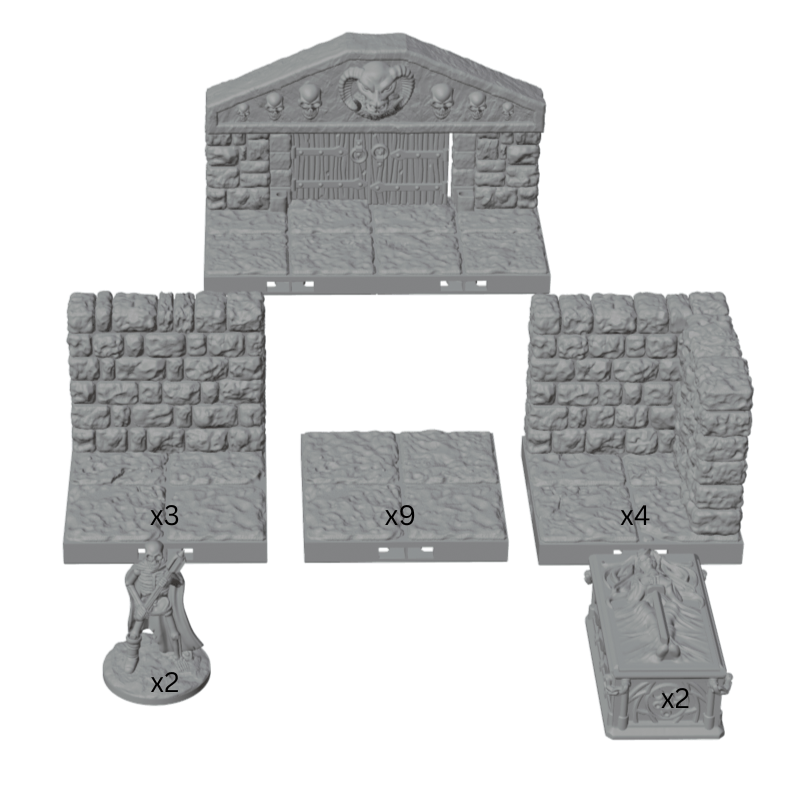 The Crypt Entry — Thematic Set — Dragonlock Dungeons — Fat Dragon Games