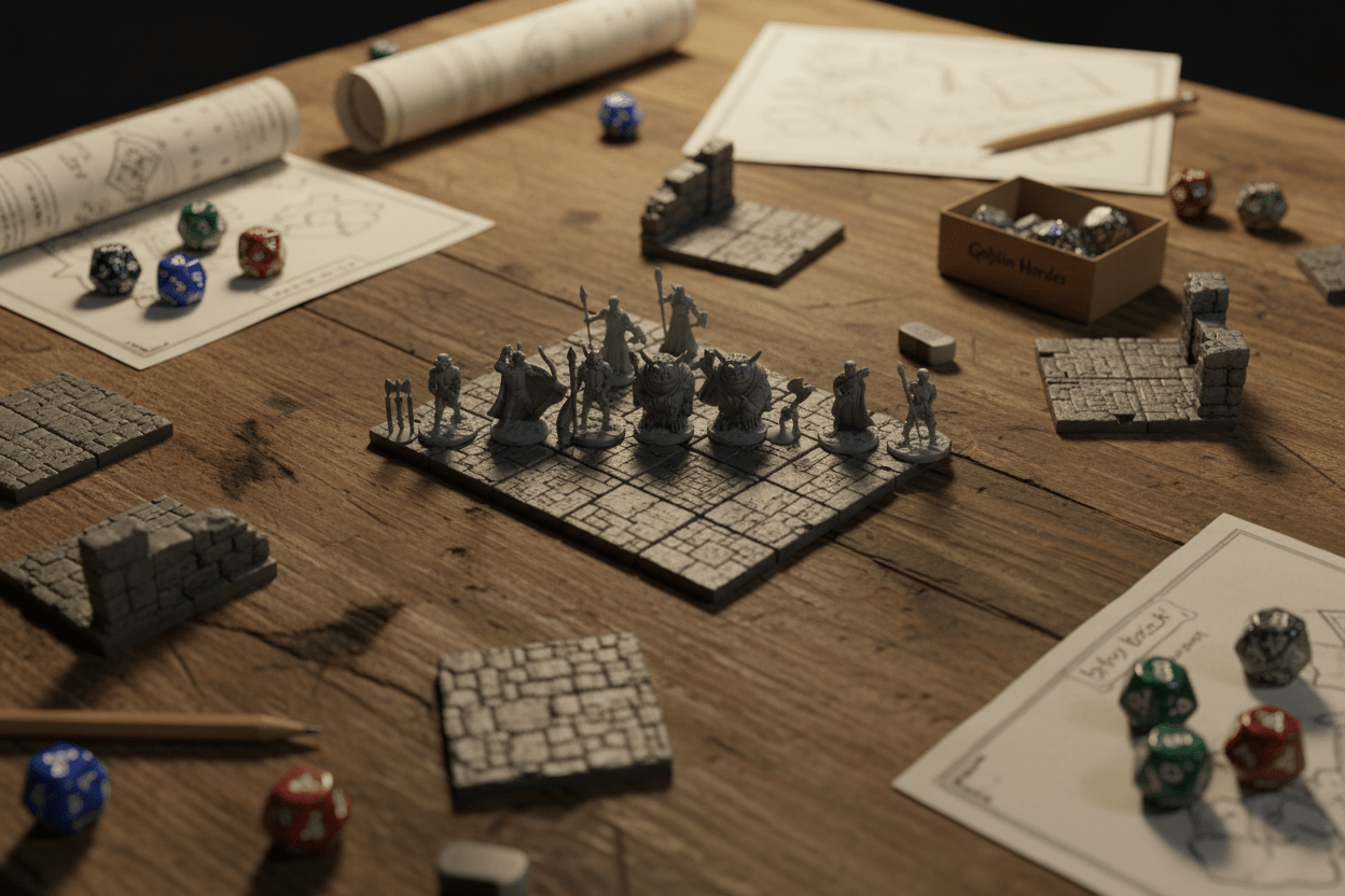The Dungeon Grunts — Fat Dragon Games Enemy Horde Set — Skeleton, Goblin & Orc Miniature 28mms