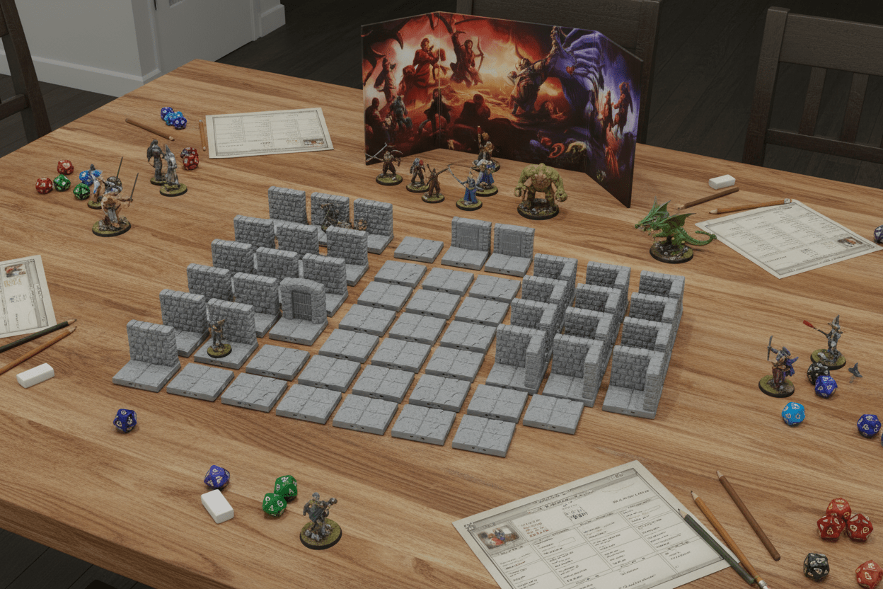 The Dungeon Level 1 — Starter Floor — Dragonlock Dungeons — Fat Dragon Games — Pathfinder