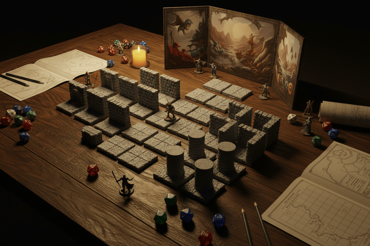 The Grand Chamber — Large Square Room — Dragonlock Dungeons — Fat Dragon Games