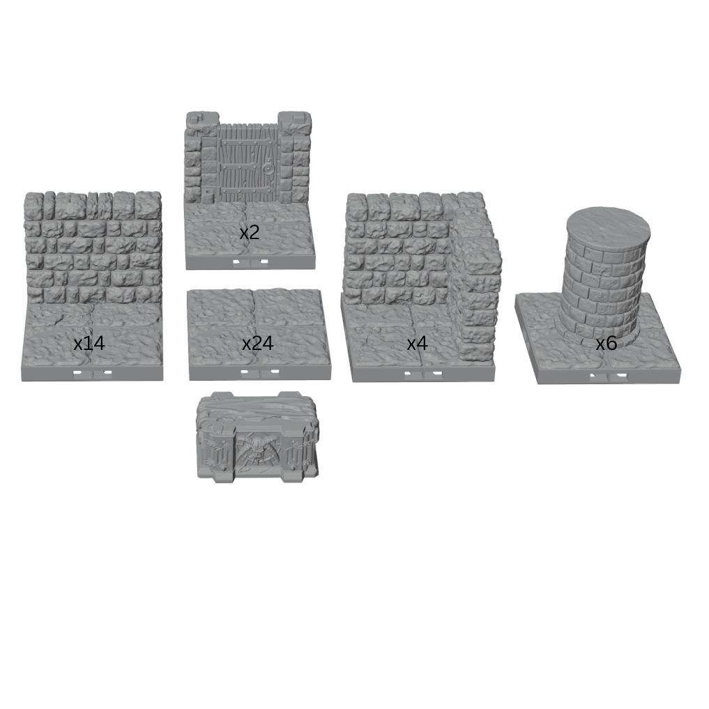 The Great Hall of Pillars — Cathedral Set — Dragonlock Dungeons — Fat Dragon Games