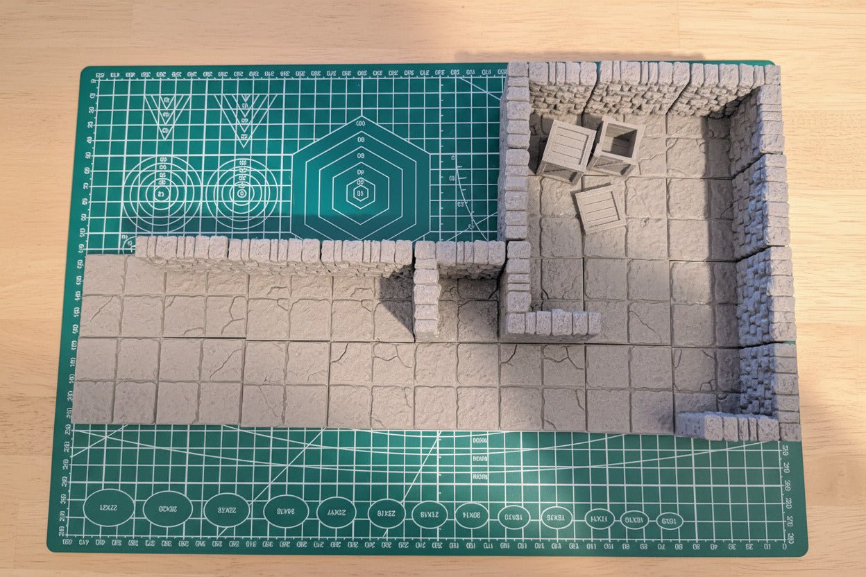 The L-Shaped Great Room — Complex Geometry — Dragonlock Dungeons — Fat Dragon Games