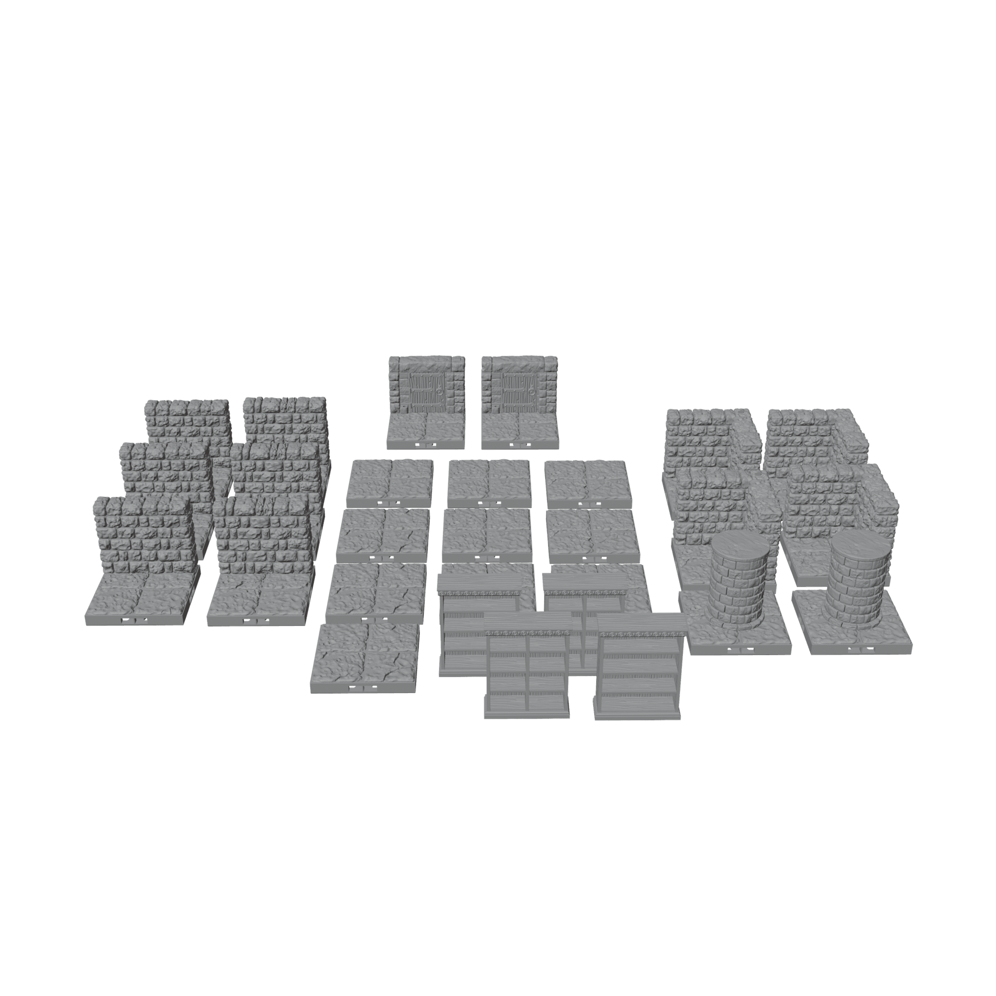The Library Archive — Interior Terrain Set — Dragonlock Dungeons — Fat Dragon Games