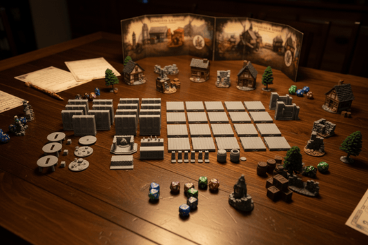 The Prancing Dragon Tavern — Interior Terrain Set — Fat Dragon Games Dragonshire Series