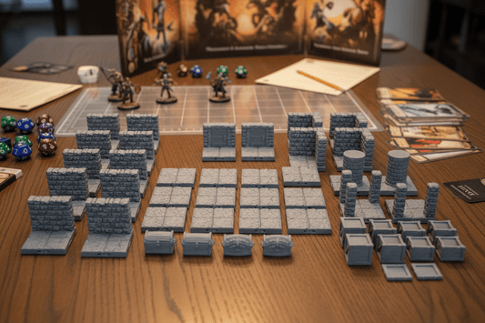 The Storage Warehouse — Interior Terrain Loot Cache — Dragonlock Dungeons — Fat Dragon Games