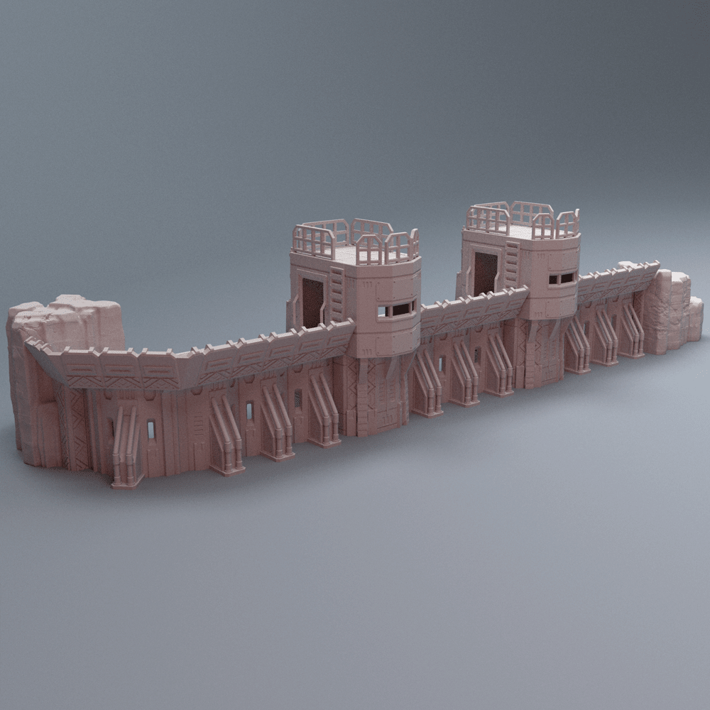 Turkana Plains Terrain Bundle – 7 Sci-Fi Desert Pieces (28mm/40mm, Marvel Crisis Protocol) - Northern Foundry