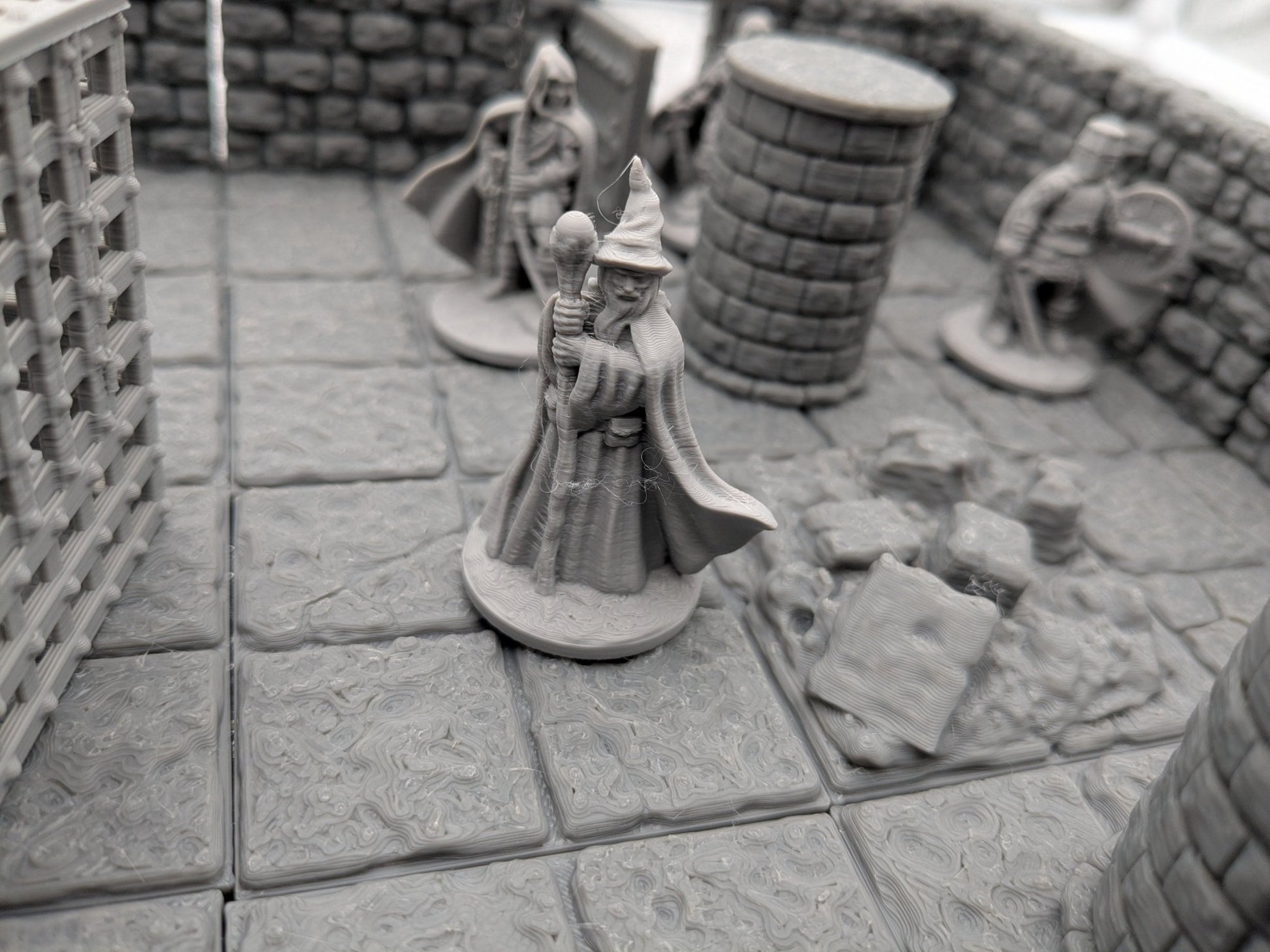 Ultimate Dungeon Starter Set — 80+ Piece Dragonlock Modular Terrain Bundle — DnD & Pathfinder Rooms with Bonus Miniatures