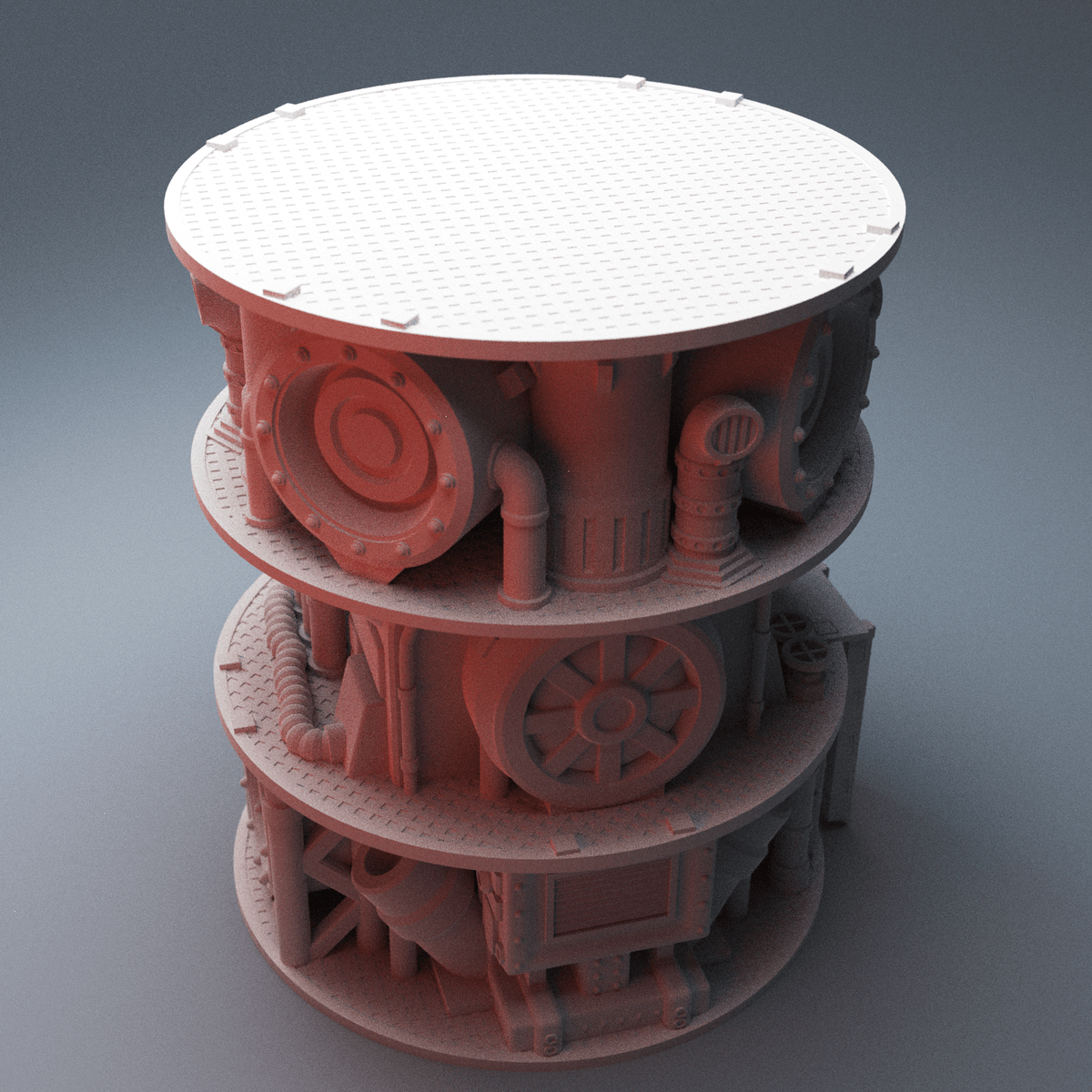 UnderNidus Sump District Expansion – 7 Grimdark Underhive Structures (28mm/32mm/40mm) - Northern Foundry