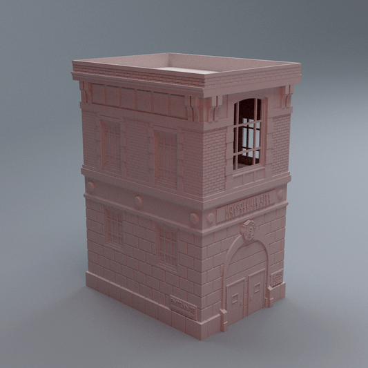 Urban Firehouse – Modern City Fire Station Terrain (28mm) - Northern Foundry