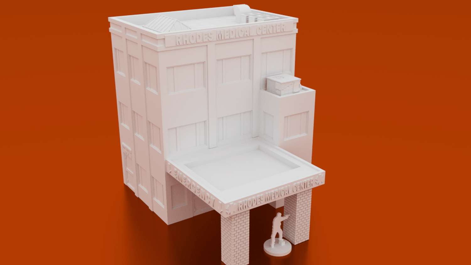 Urban Medical Center – Modern City Hospital Terrain (28mm) - Northern Foundry