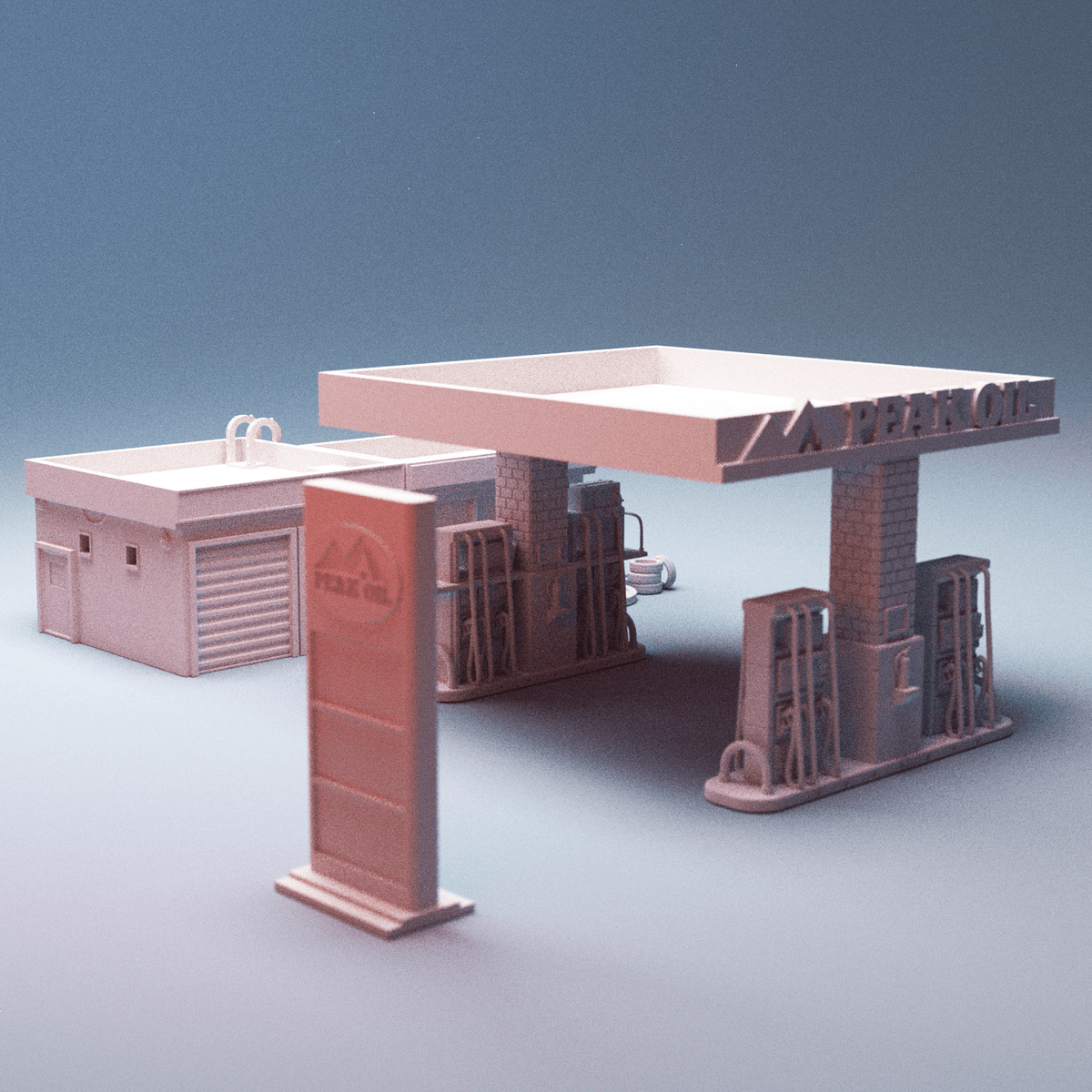 Urban Starter Phase 1 Bundle – 9 Modern City Buildings, Police Station & Scatter (28mm/32mm/40mm) - Northern Foundry