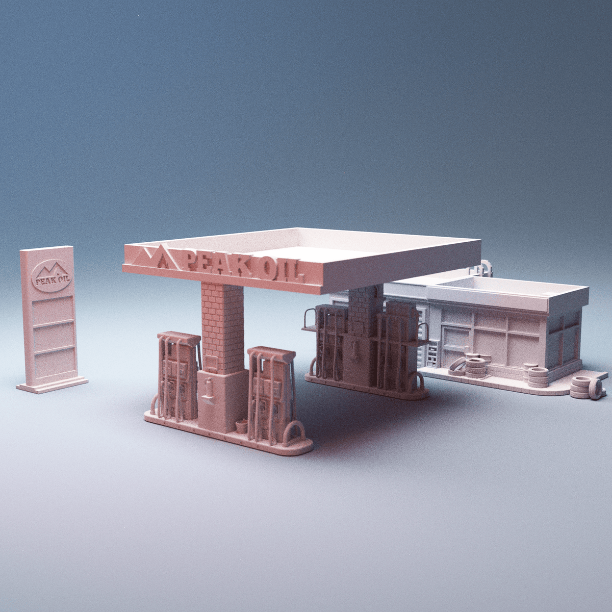 Urban Starter Phase 1 Bundle – 9 Modern City Buildings, Police Station & Scatter (28mm/32mm/40mm) - Northern Foundry