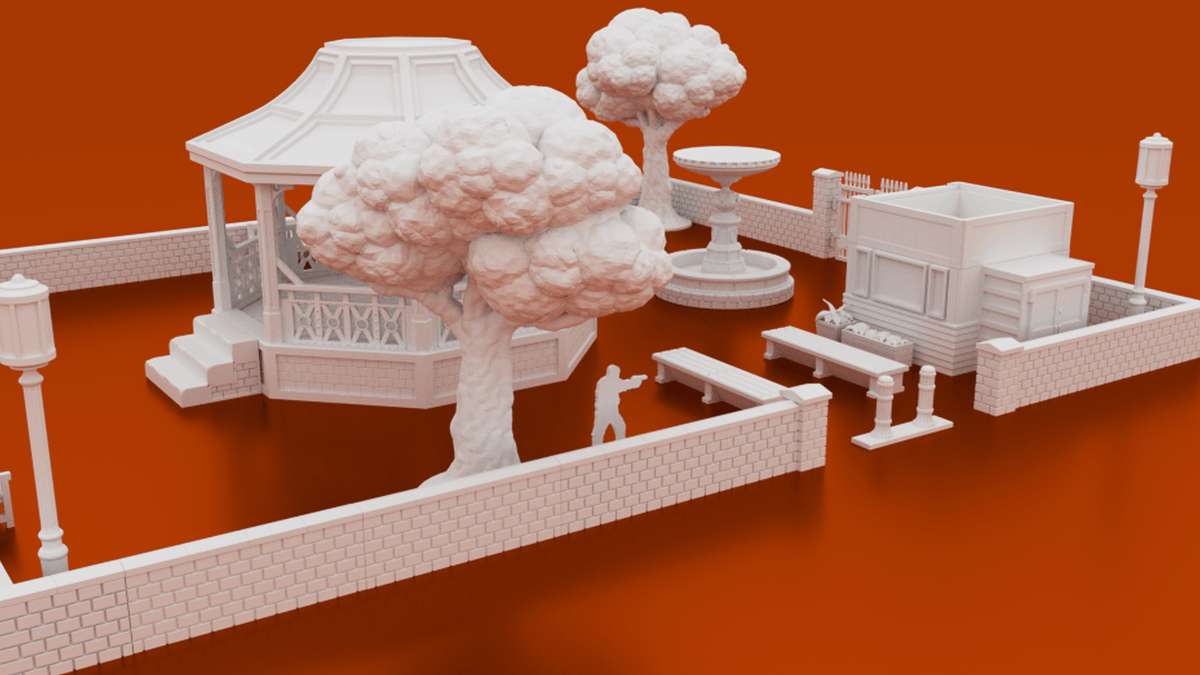 Urban Starter Phase 4 Bundle – Construction Site, Groveham Town, Park & Medical (28mm/32mm/40mm) - Northern Foundry