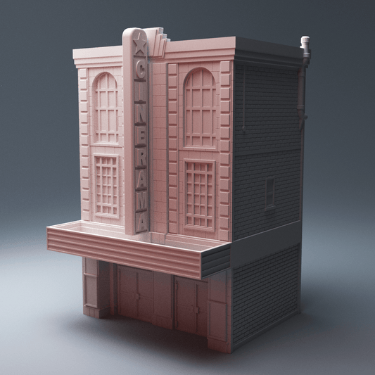 Urban Starter Phase 6 Bundle – Movie Theater, Burger, Pizza, Deli & Food Stands (28mm/32mm/40mm) - Northern Foundry