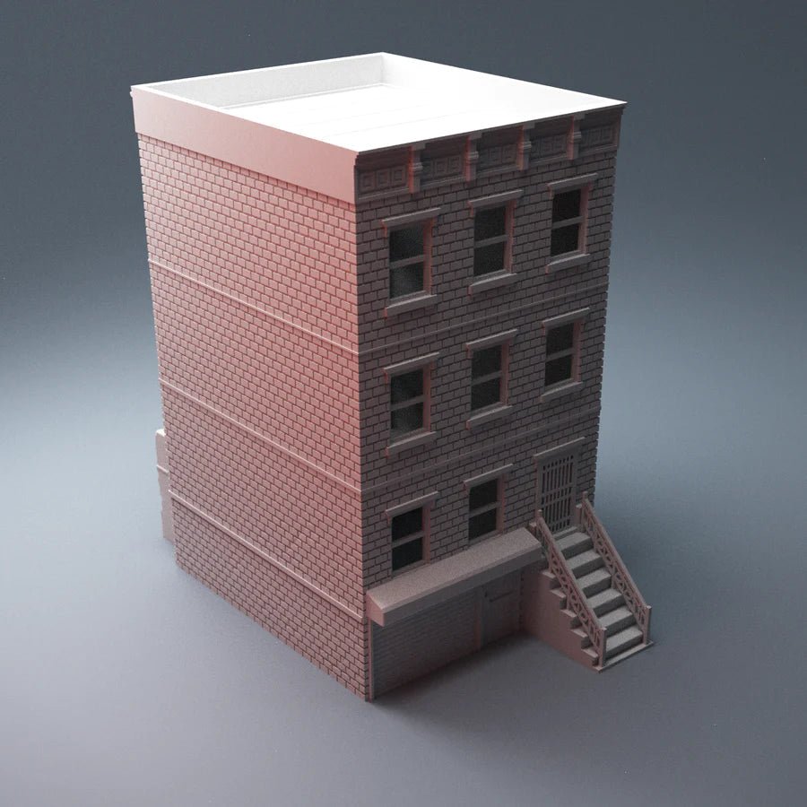 Urban Starter Phase 7 Bundle – 4 Modern City Buildings + Scatter (28mm/32mm/40mm) - Northern Foundry