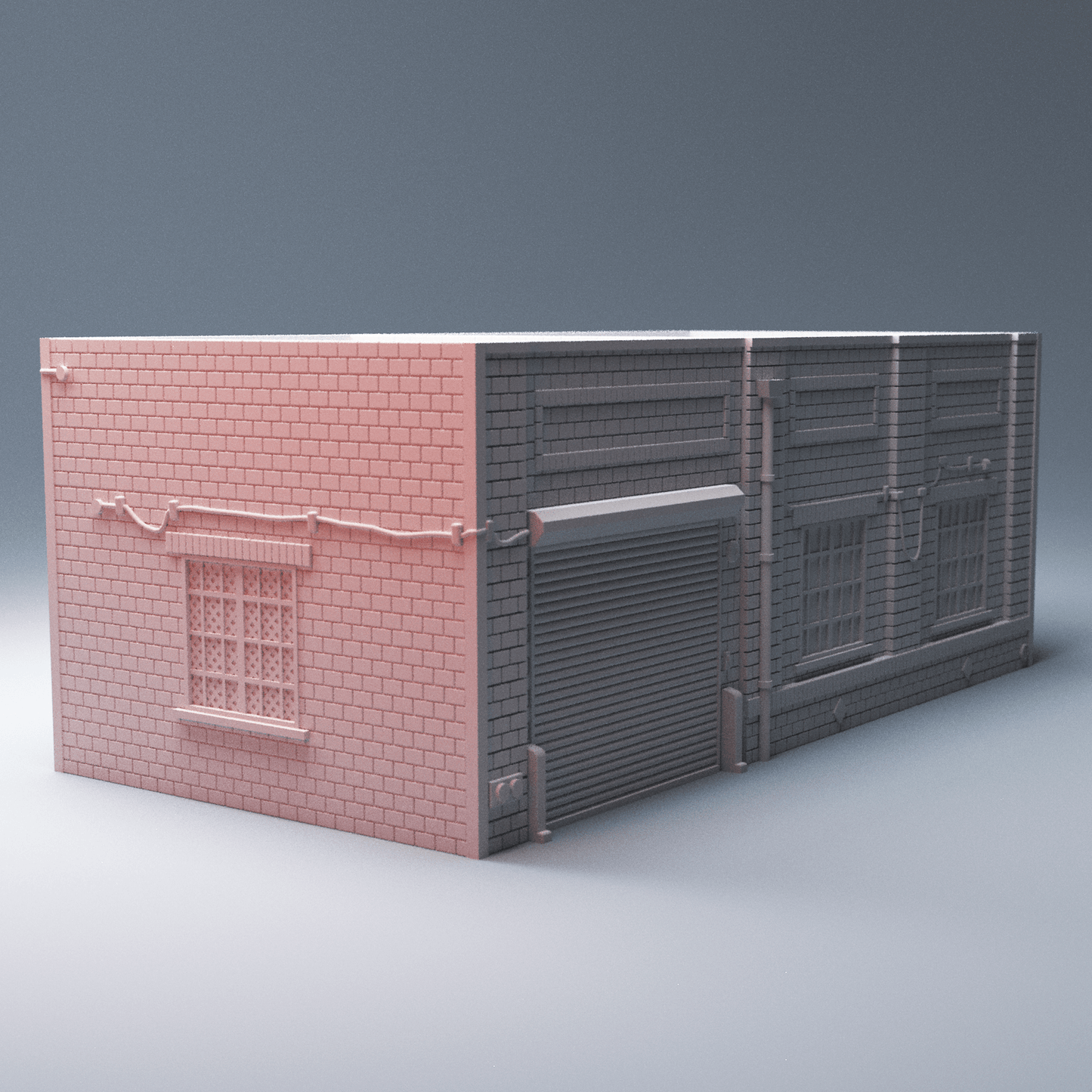 Urban Warehouse District – 4 Modular Industrial Buildings (28mm) - Northern Foundry