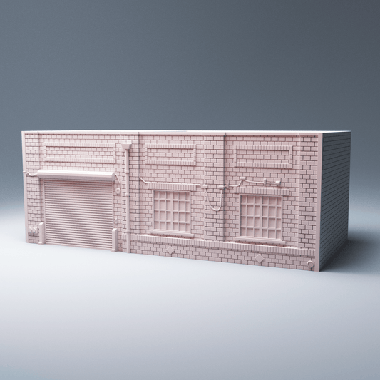 Urban Warehouse District – 4 Modular Industrial Buildings (28mm) - Northern Foundry