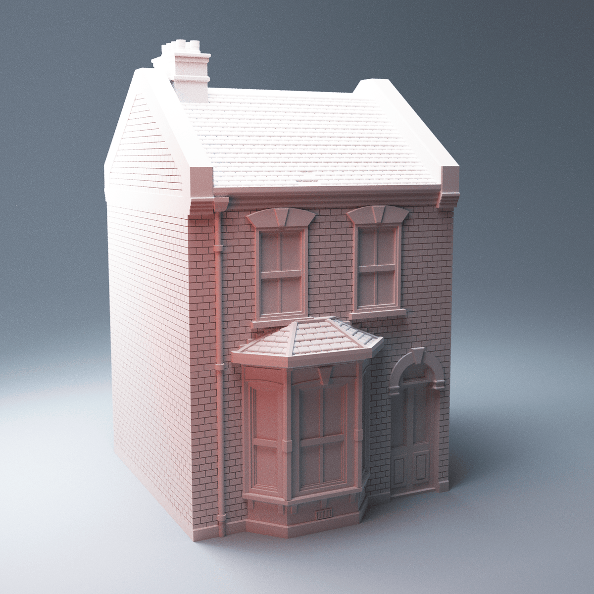 WW2 English Village Terrain Bundle — Pub, Terraced Houses, Shop &amp; Home Guard Van (28mm/32mm/40mm) - Northern Foundry
